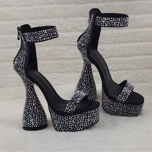 Azelea Wang disco ball heels
